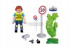 PLAYMOBIL SPECIAL PLUS 72029 Policjant z radarem do pomiaru prędkości