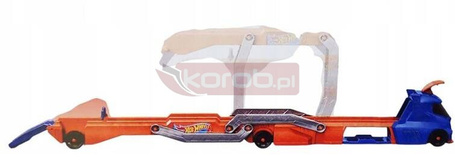 HOT WHEELS CITY MIEJSKI TRANSPORTER AUTEK tor wyścigowy z wyrzutnią + autko HYT83