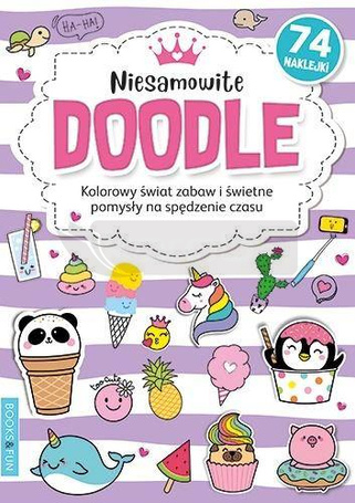 Kolorowanka z naklejkami - Niesamowite Doodle