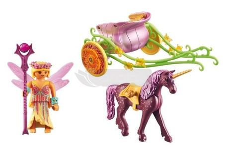 Playmobil 9136 Wróżka kwiatów z karocą jednorożca