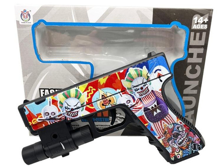 Pistolet z laserem na kulki wodne K722