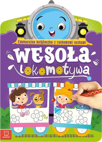 Wesoła lokomotywa. Edukacyjna książeczka