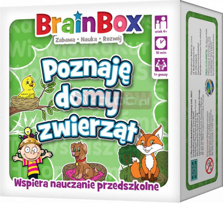 Gra BrainBox - Poznaję domy zwierząt