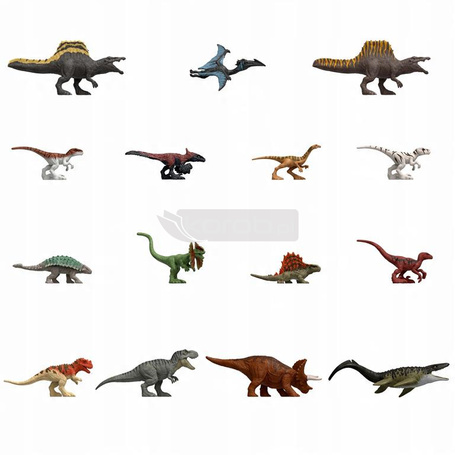 JURASSIC WORLD ODRODZENIE Dinozaury minifigurki zestaw 15 figurek JGB53