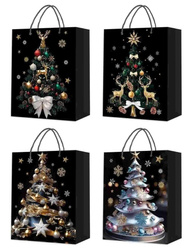 Torebka prezentowa M Boże Narodzenie platera mix