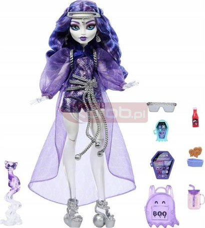 LALKA MONSTER HIGH Spectra Vondergeist + zwierzątko fretka Rhuen HXH77