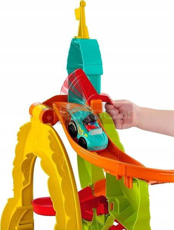 FISHER PRICE LITTLE PEOPLE TOR SAMOCHODOWY TOR ZJEŻDŻALNIA 2w1 HBD77