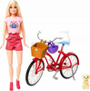 LALKA BARBIE PINK PASSPORT HOLANDIA lalka z rowerem + akcesoria HWJ00