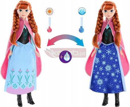 KRAINA LODU LALKA ANNA w magicznej sukience HTG24