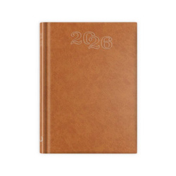 Terminarz 2026 B6 standard brązowy