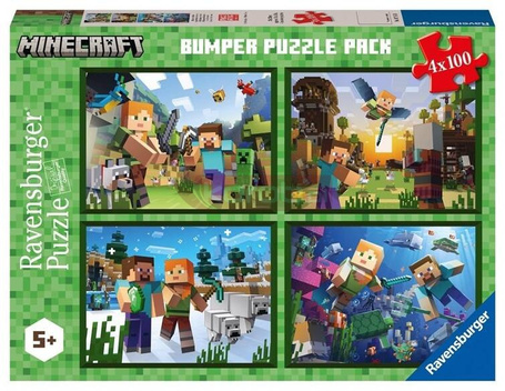 Puzzle 4x100 Minecraft