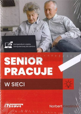 Senior pracuje w sieci