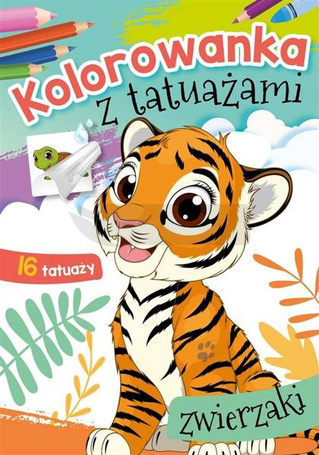 Kolorowanka z tatuażami. Zwierzaki