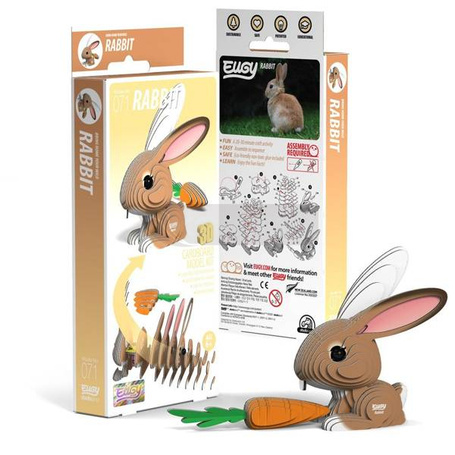 Królik Eugy. Eko Układanka 3D