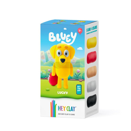 Hey Clay - Figurka Bluey Lucky + akcesoriami 5pak