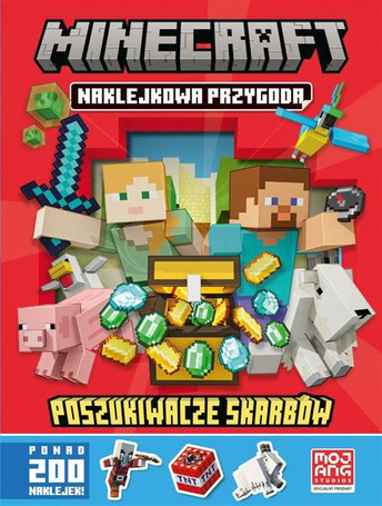 Minecraft Naklejkowa przygoda Poszukiwacze skarbów