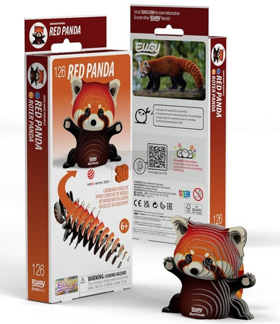 Czerwona Panda Eugy. Eko Układanka 3D