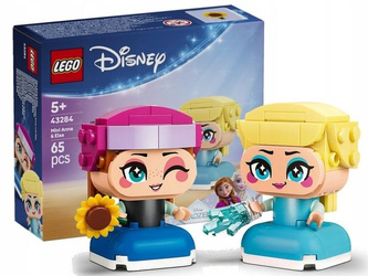 KLOCKI LEGO DISNEY 43284 KRAINA LODU Mała Anna i Elza zestaw klocków +5 lat