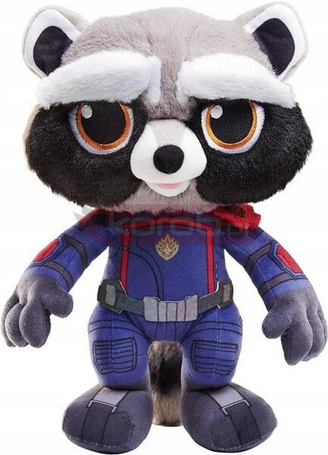 MARVEL STRAŻNICY Z GALAKTYKI Rocket Racoon MASKOTKA 28 CM interaktywna HPF03