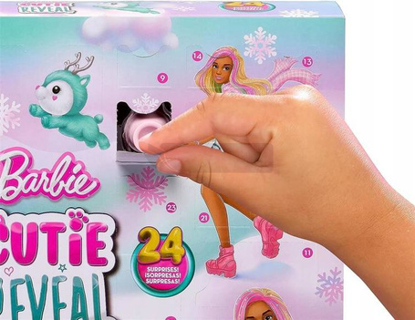 LALKA BARBIE KALENDARZ ADWENTOWY COLOR REVEAL 2023 HJX76