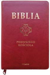 Biblia pierwszego Kościoła z paginat. suwak burgun