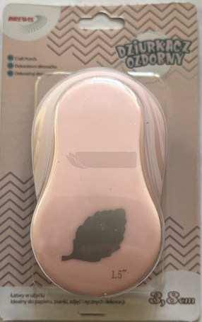 Dziurkacz ozdobny Liść 3.8cm