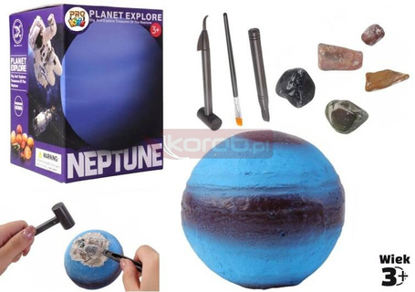 Wykopaliska minerałów planeta Neptun