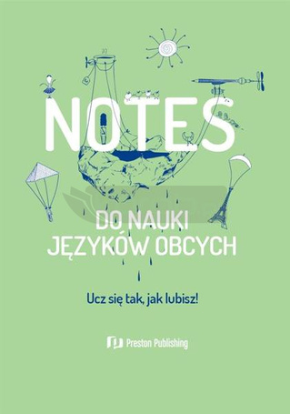 Notes do nauki języków obcych pistacjowy