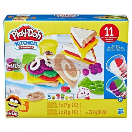 PLAY DOH CIASTOLINA ZESTAW KITCHEN CREATIONS Sandwich Kanapki F5746