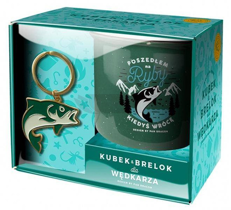 Zestaw kubek + brelok Hobby-Ryby