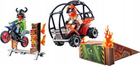 PLAYMOBIL STUNT SHOW 71808 Samochód wyścigowy, zestaw dla dzieci +4 lat