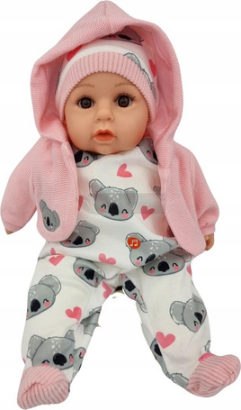 Lalka bobas mówi i śpiewa 45cm