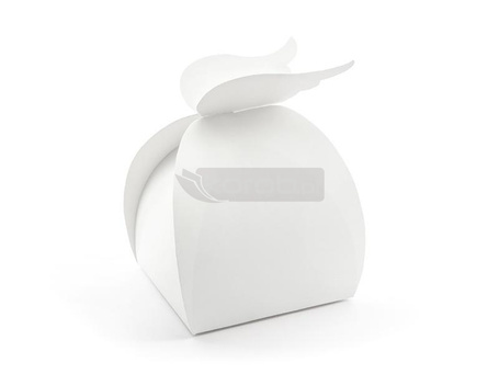 Pudełka Skrzydła biały 8,5x14,5x8,5cm 10szt