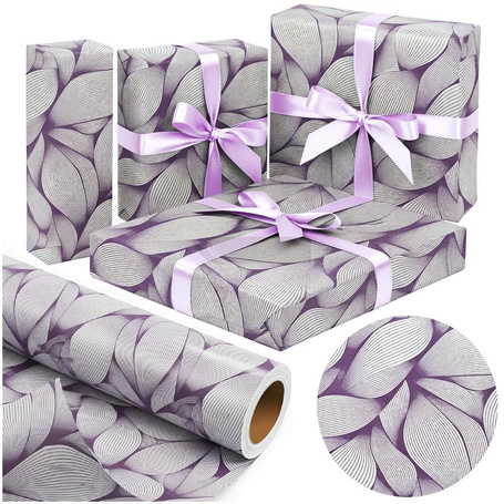 Papier ozdobny Leaf Silver X-Strong 57cmx25m