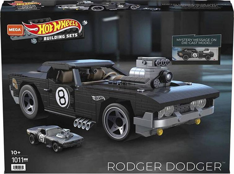 KLOCKI MEGA CONSTRUX HOT WHEELS RODGER DODGER HDJ98