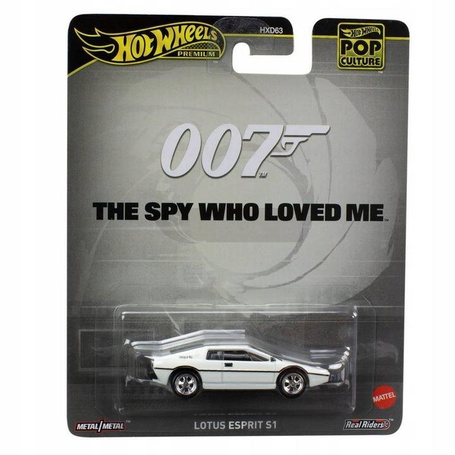 HOT WHEELS PREMIUM POP CULTURE THE SPY WHO LOVED ME 007 Lotus Esprit S1 HXD98
