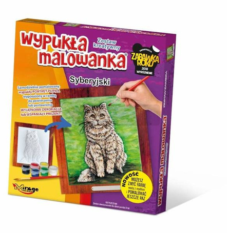 Wypukła malowanka Koty - Syberyjski