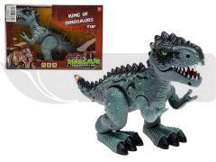 Dinozaur na baterie ruchomy światło i dźwięk