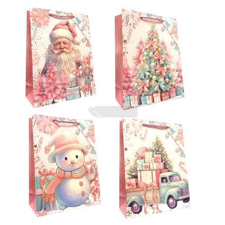 Torebka prezentowa S Boże Narodzenie mix
