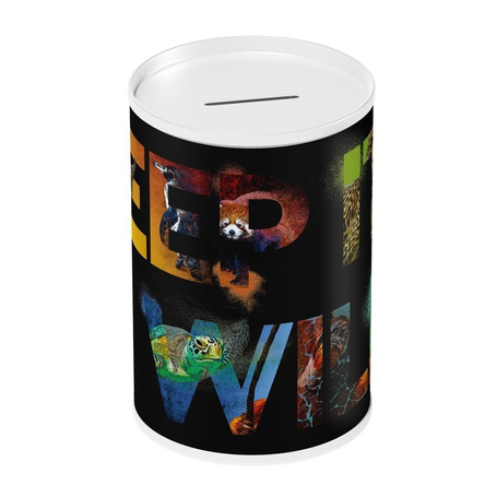 Skarbonka metalwa Animal Planet 10x15cm