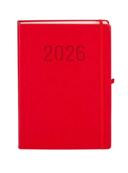 Kalendarz 2026 A4 Memofix DNS czerwony