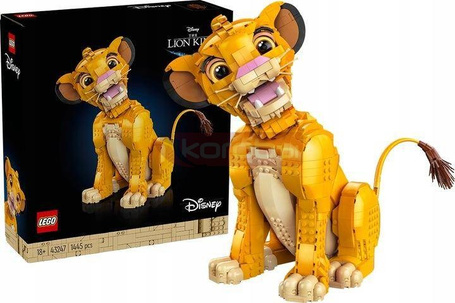 LEGO DISNEY 43247 KRÓL LEW MŁODY SIMBA zestaw klocków kolekcjonerski