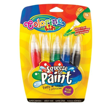 Farby w tubach 5 kolorów Colorino
