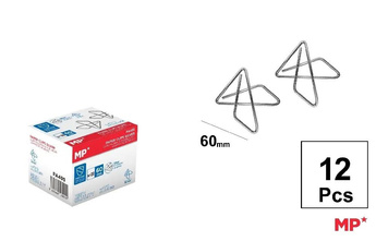 Spinacz do papieru krzyżowy motyl 60mm 12szt