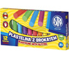 Plastelina z brokatem 12 kolorów ASTRA