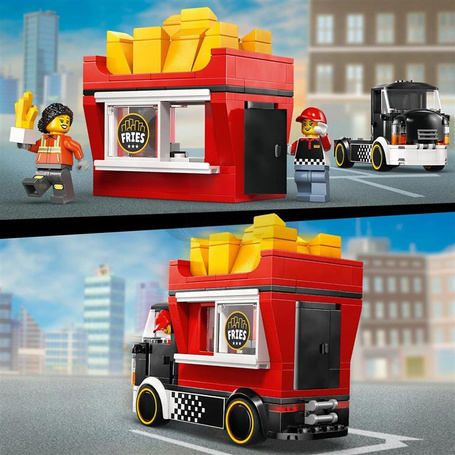LEGO CITY 60488 Food truck z frytkami, zestaw klocków dla dzieci +5 lat