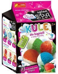 Kule do kąpieli z solą morską. Truskawkowe mojito
