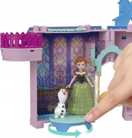 DISNEY FROZEN KRAINA LODU ZAMEK ANNY zestaw do zabawy z Anną i Olafem HLX02