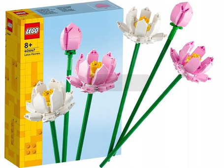 LEGO KWIATY OKOLICZNOŚCIOWE 40647 KWIATY LOTOSU kwiatki, bukiet, prezent
