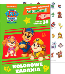 Psi Patrol. Rysowanki z bajecznymi tatuażami